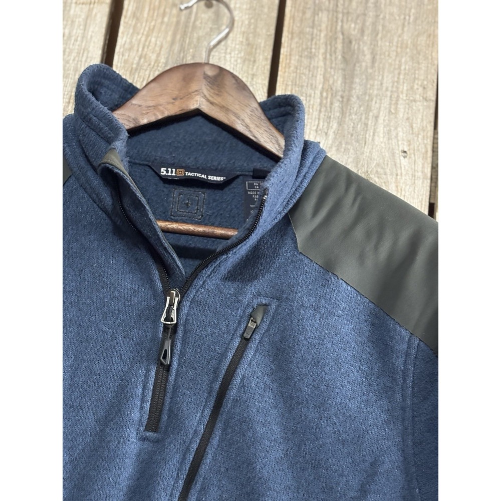 5.11 Tactical Series Fleece‎ Sweater Mens Size Medium Blue Jacket
